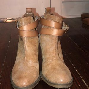 Brown booties